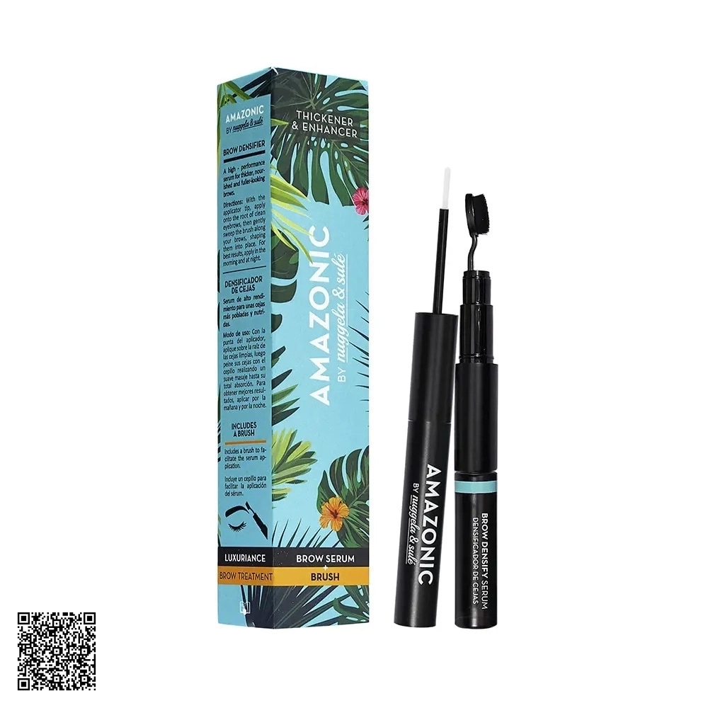 Bộ Đôi Dưỡng Mày Dài, Dày, Khoẻ Amazonic By Nuggela & Sule Brow Serum Brush Từ Tây Ban Nha