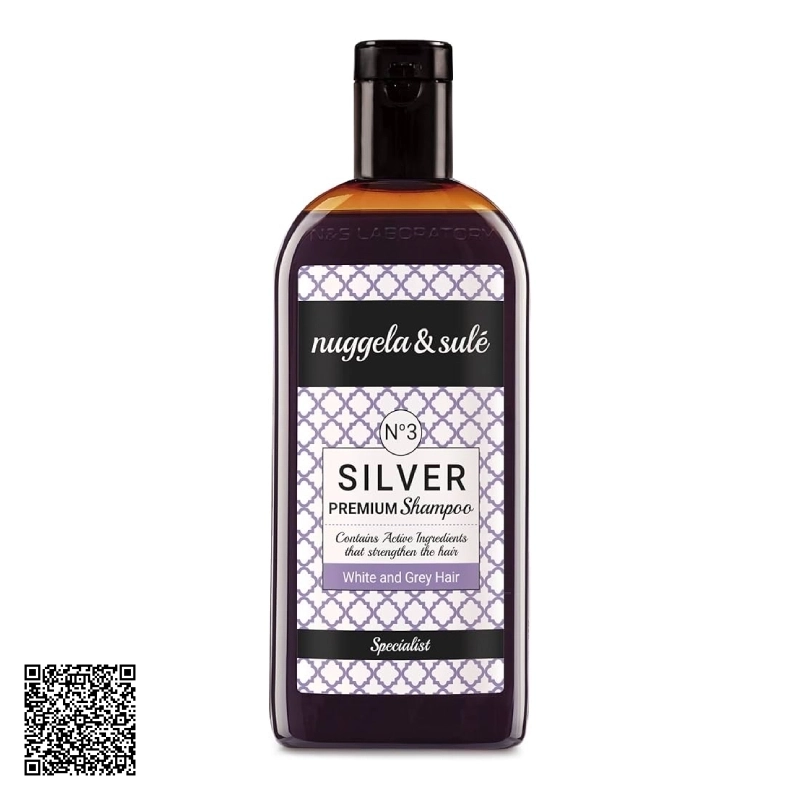 Dầu Gội Nuggela & Sule Nº3 Silver Premium Shampoo Dành Cho Tóc Vàng, Vàng Bạch Kim, Trắng Hoặc Xám 250ml