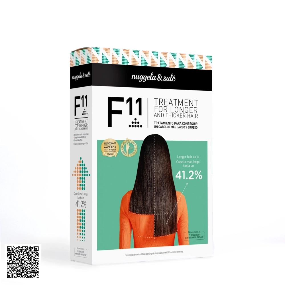 Bộ Trị Liệu Cho Tóc Mỏng Yếu, Dễ Gãy Nuggela & Sule F11 Treatment For Longer And Thicker Hair Từ Tây Ban Nha