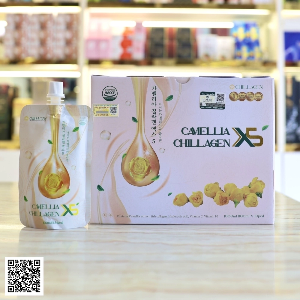 Collagen Kim Hoa Trà Cổ Chillagen Camellia X5
