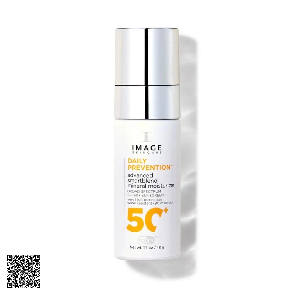 Kem Chống Nắng Vật Lý Image Skincare Daily Prevention Advanced Smartblend Mineral Moisturizer SPF50+ 48g