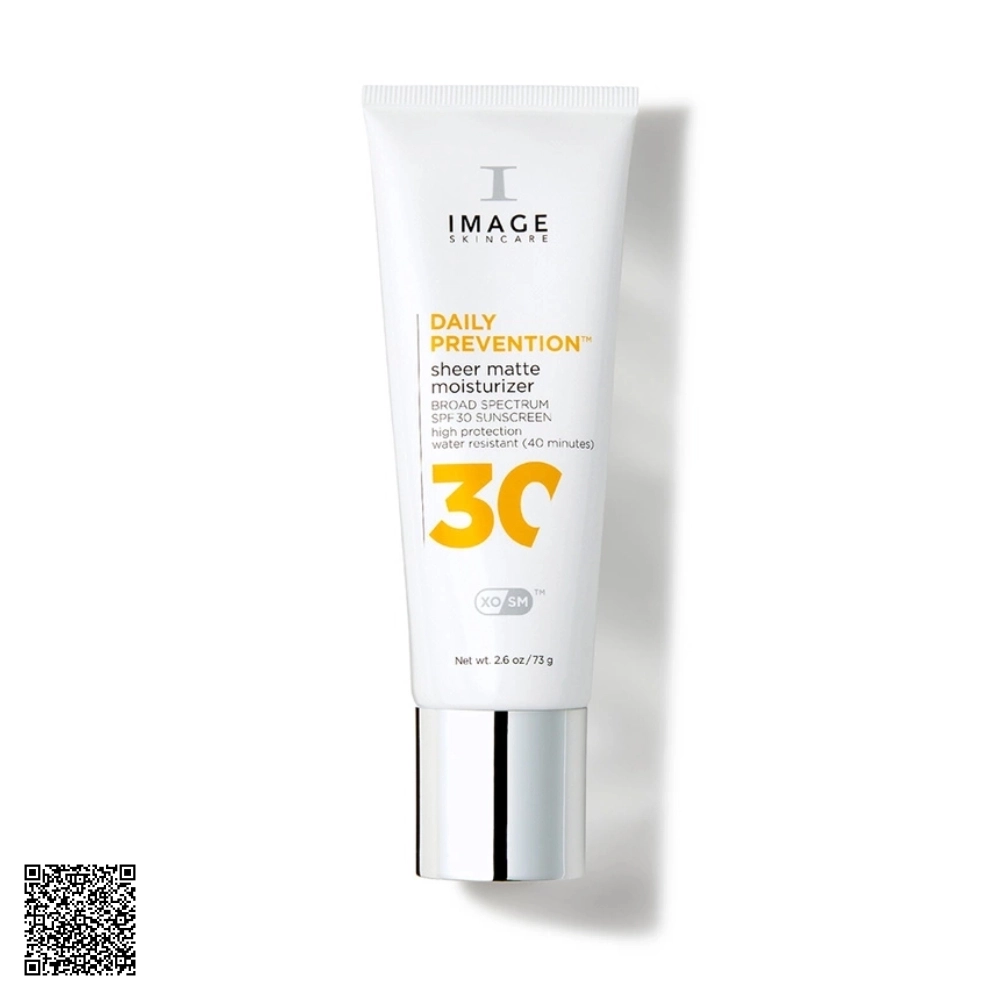 Kem Chống Nắng Cho Da Khô Image Skincare Daily Prevention Pure Mineral Hydrating Moisturizer SPF30 Từ Mỹ 73g