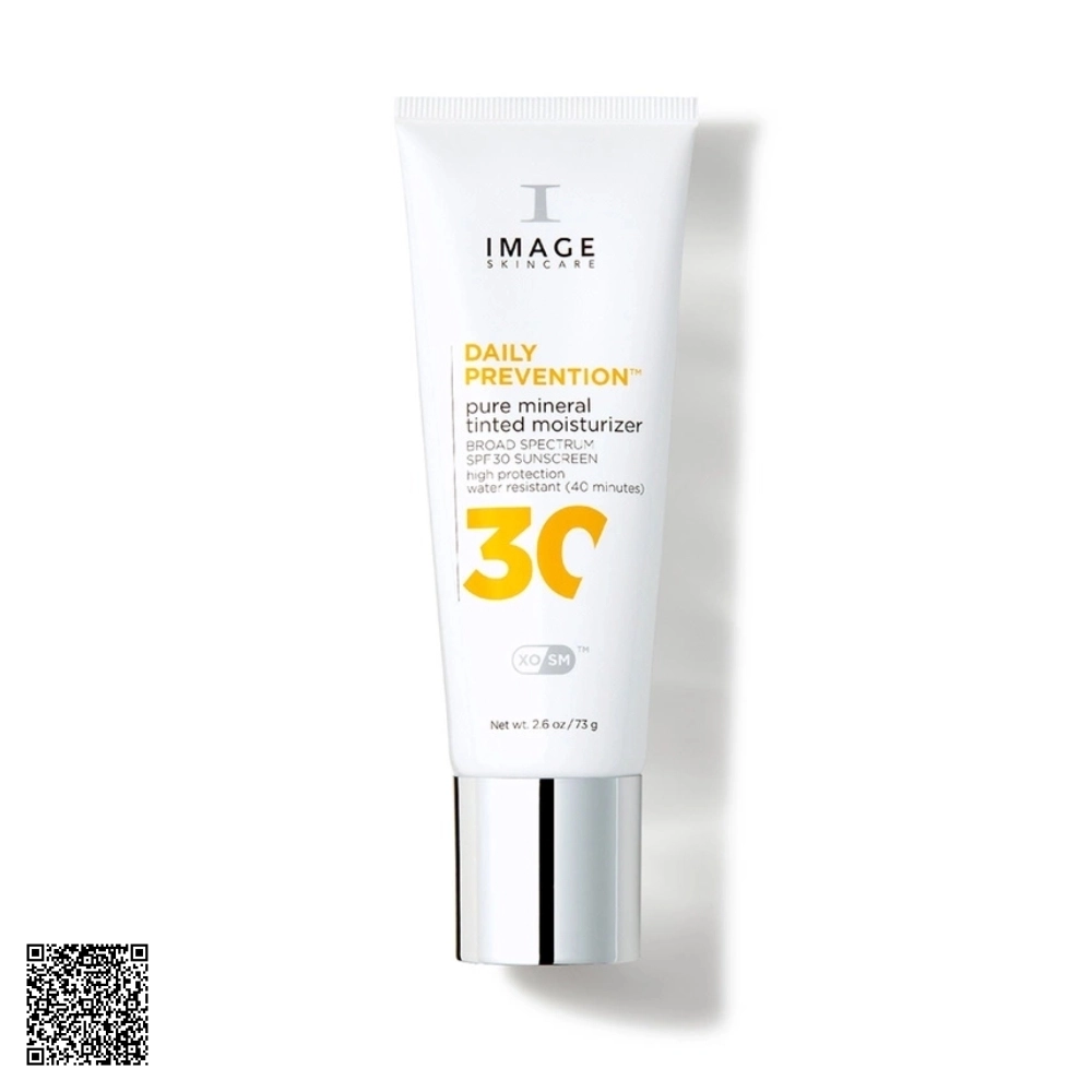 Kem Chống Nắng Che Khuyết Điểm Image Skincare Daily Prevention Pure Mineral Tinted Moisturizer SPF30 Từ Mỹ 73g