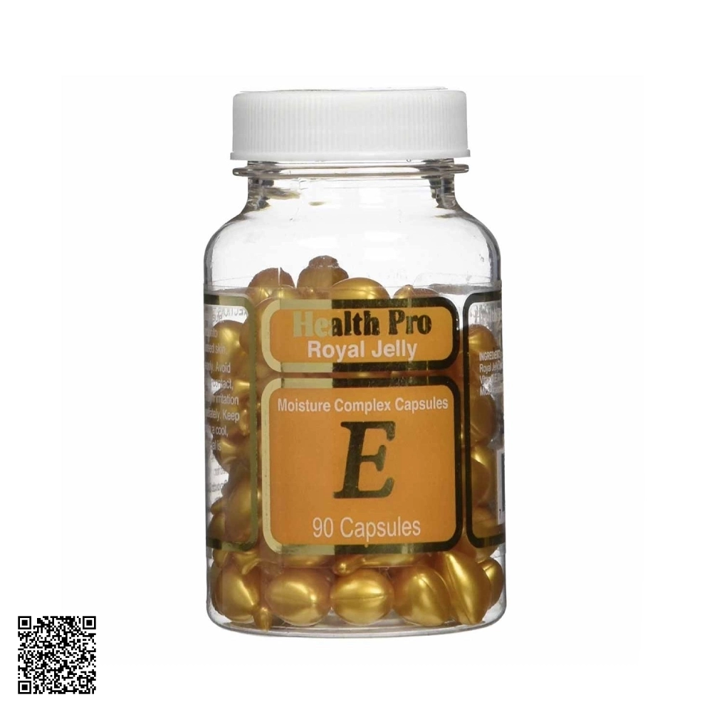 Viên Uống Vitamin E Health Pro Royal Jelly Từ Mỹ 90 Viên
