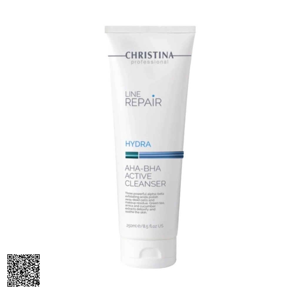 Sữa Rửa Mặt Christina Line Repair Hydra AHA-BHA Active Cleanser Từ Israel 250ml