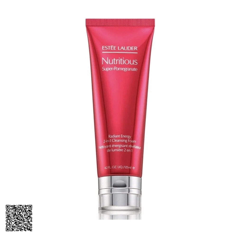 Sữa Rửa Mặt Estee Lauder Nutritious Super Pomegranate Radiant Energy 2 In 1 Cleansing Foam 125ml