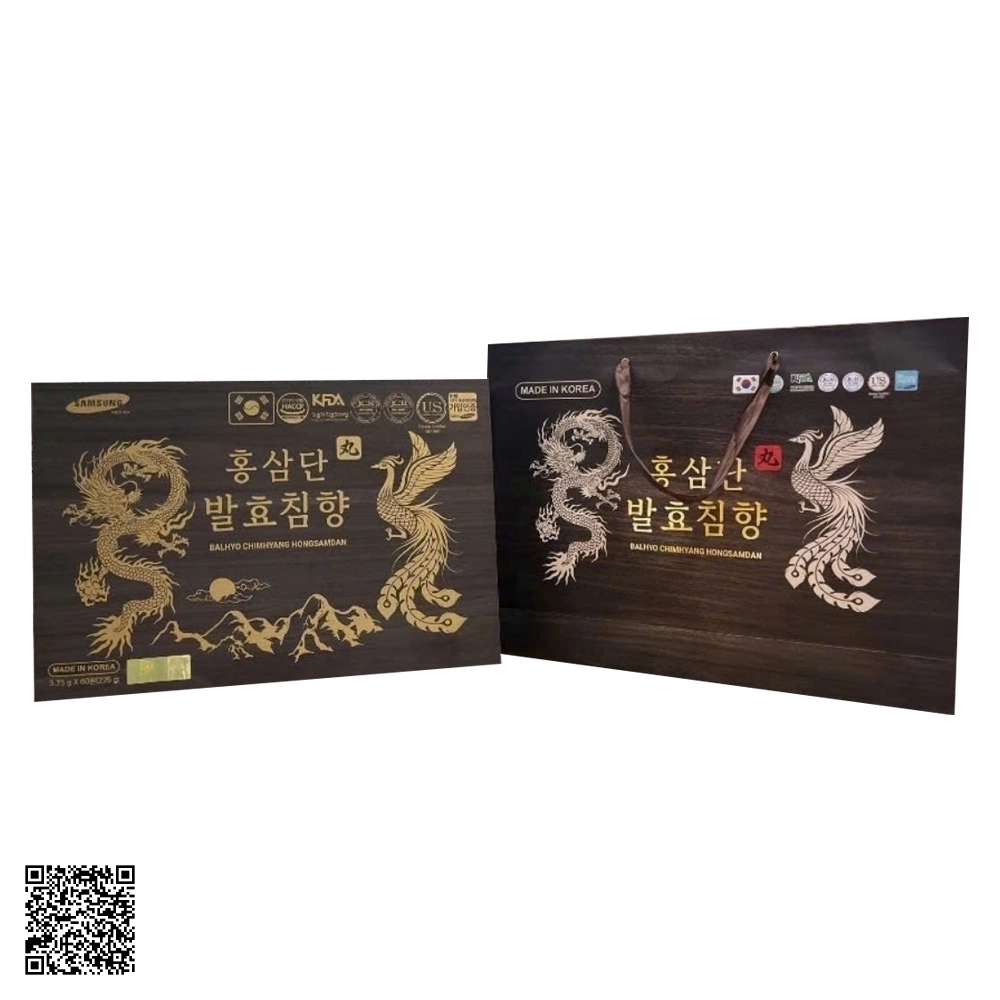 Hoạt Huyết Trầm Hương Balhyo Chimhyang Hongsamdan Từ Hàn Quốc 60 Viên