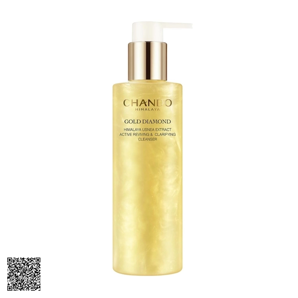 Sữa Rửa Mặt Chando Himalaya Gold Diamond Himalaya Usnea Extract Active Reviving & Clarifying Cleanser