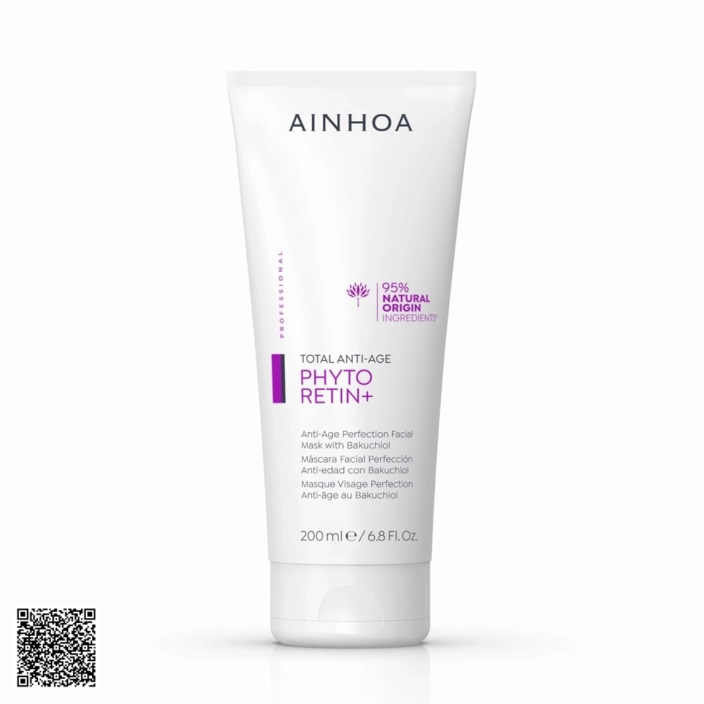 Mặt Nạ Hỗ Trợ Ngừa Lão Hóa Ainhoa Phyto-Retin Anti-Age Perfection Facial Mask with Bakuchiol Từ Tây Ban Nha 200ml