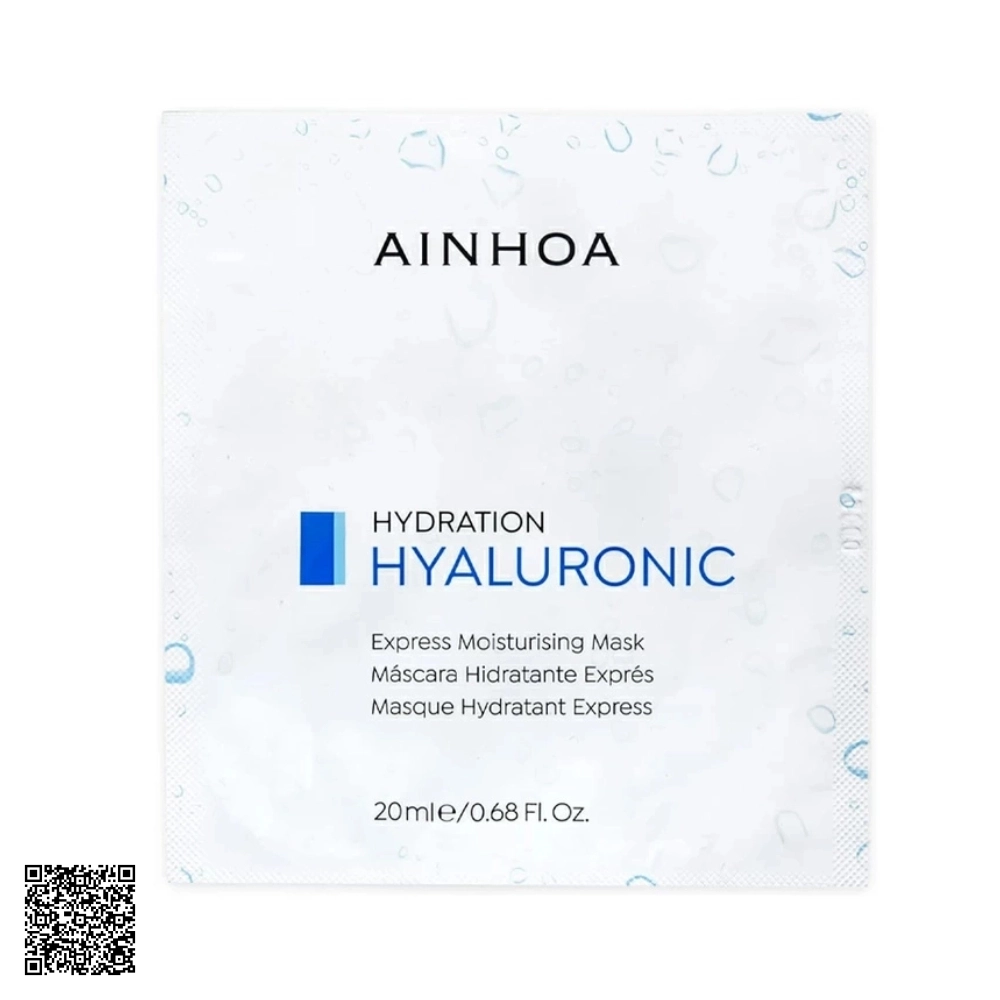 Mặt Nạ Dưỡng Ẩm Ainhoa Hyaluronic Express Moisturising Mask Từ Tây Ban Nha 1 Miếng