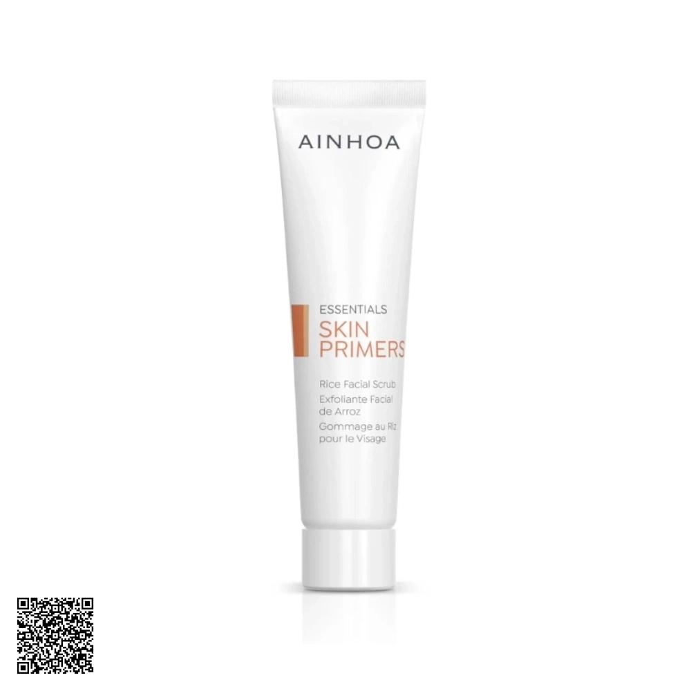 Tẩy Da Chết Và Tái Tạo Da Ainhoa Skin Primers Rice Facial Scrub Từ Tây Ban Nha 50ml