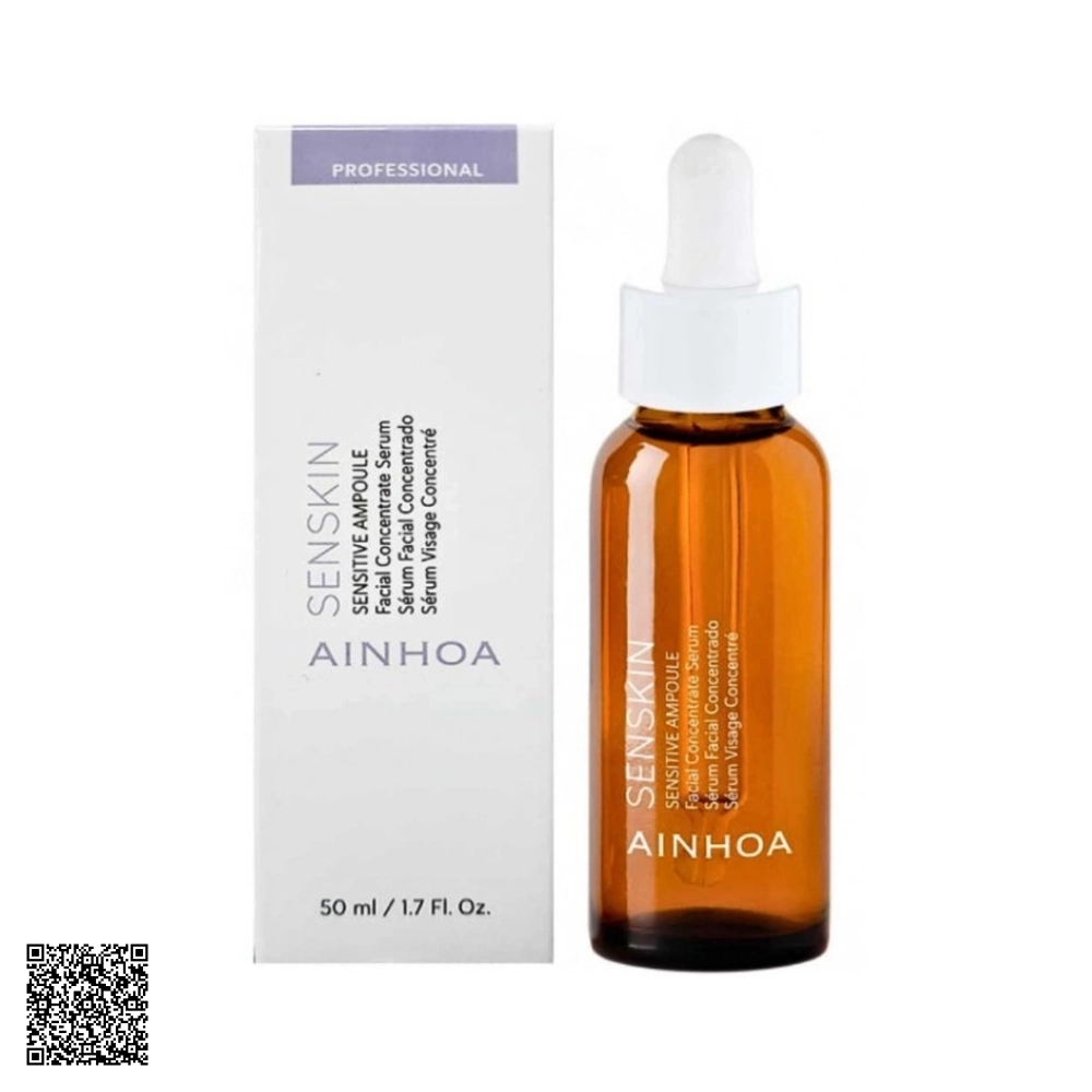 Serum Làm Dịu Và Thanh Lọc Da Ainhoa Senskin Sensitive Ampoule Facial Concentrated Serum 50ml