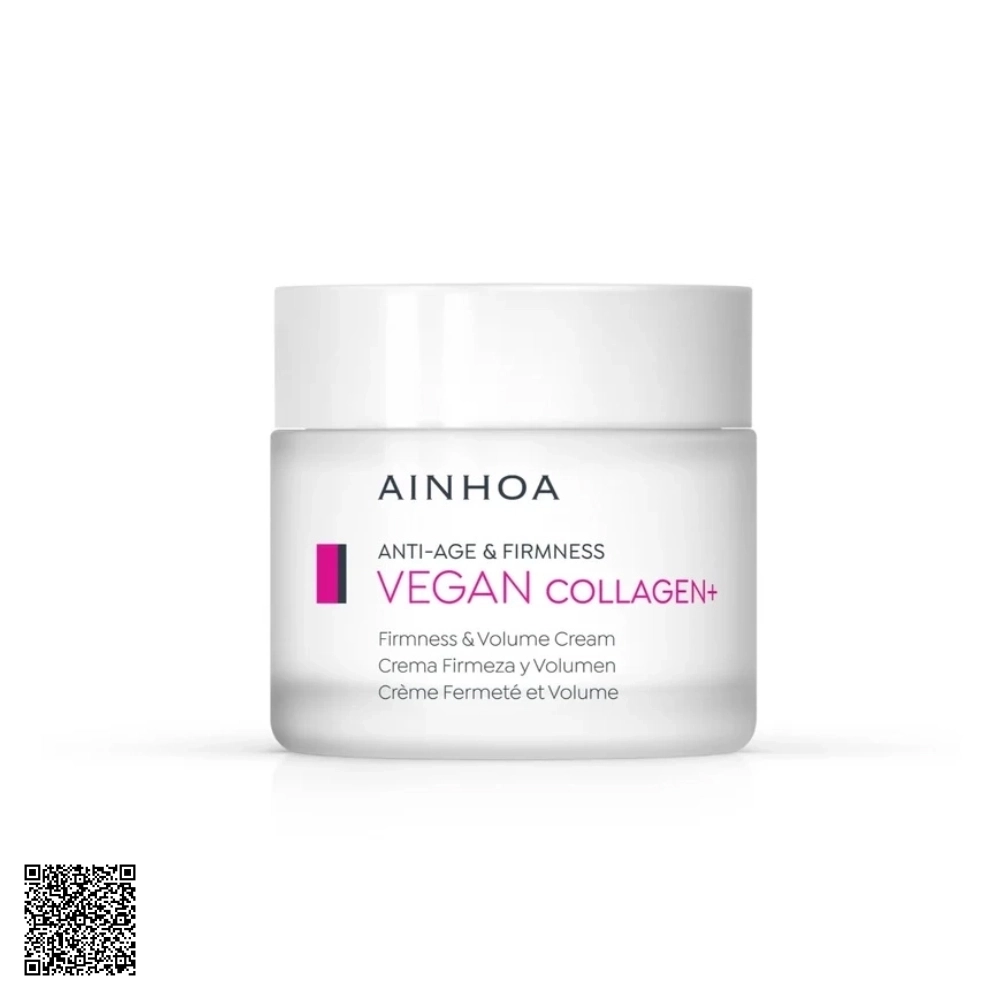Kem Làm Săn Chắc Da, Hỗ Trợ Ngừa Lão Hóa Ainhoa Vegan Collagen Fimness & Volume Cream Từ Tây Ban Nha 50ml