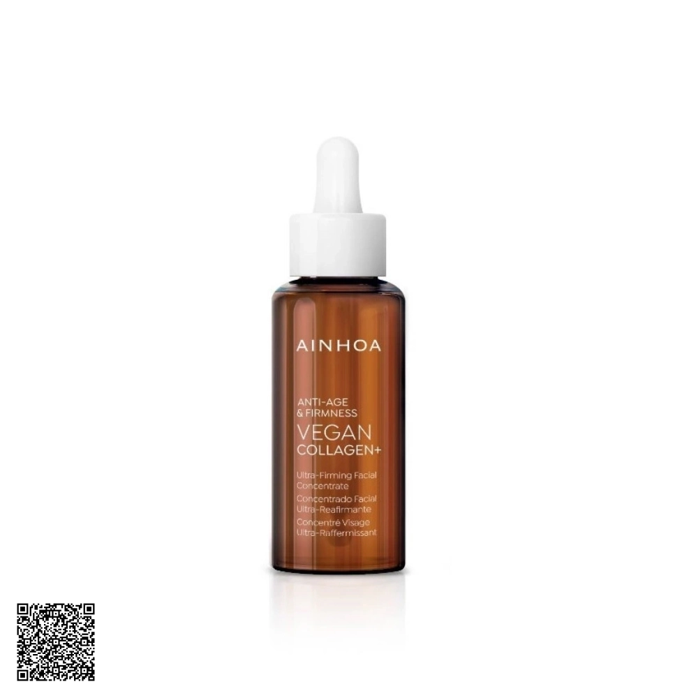 Serum Làm Sáng Da Ainhoa Vegan Collagen+ Ultra Firming Facial Concentrate Từ Tây Ban Nha 50ml