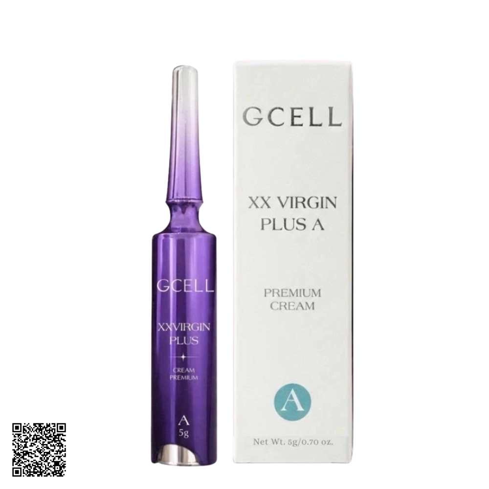 GCell Plus XX Virgin A Premium Cream Kem Trắng Mờ Thâm Nách Bẹn Mông Hàn Quốc 5 gram A5
