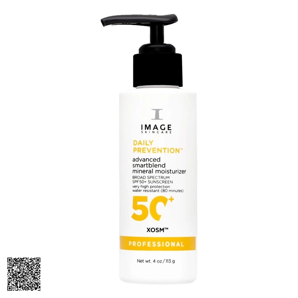 Kem Chống Nắng Vật Lý Image Skincare Daily Prevention Advanced Smartblend Mineral Moisturizer SPF50+ 113g