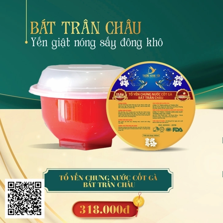 Tổ Yến Chưng Nước Cốt Gà - Bát Trân Châu