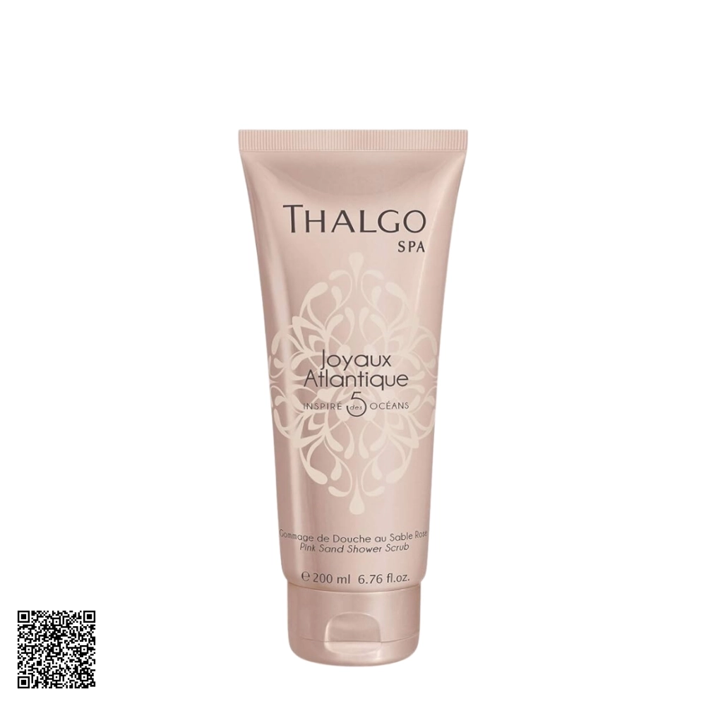 Gel Cát Hồng Tẩy Tế Bào Chết Cơ Thể Thalgo Pink Sand Shower Gel Scrub Từ Pháp 200ml