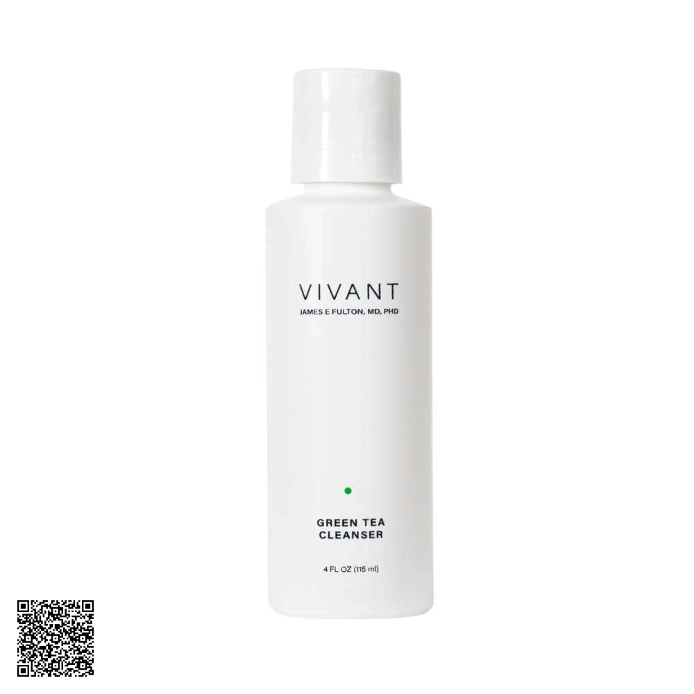 Sữa Rửa Mặt Trà Xanh Kháng Viêm Chống Oxy Hóa Vivant Skincare Green Tea Cleanser 115ml