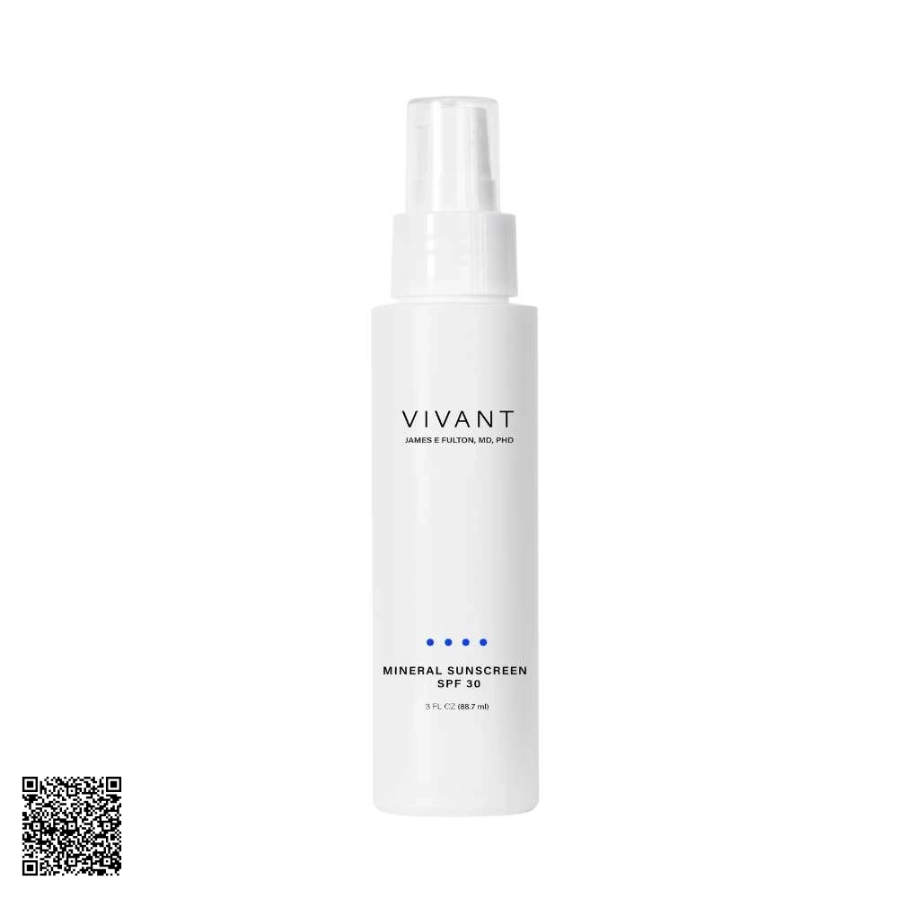 Kem Chống Nắng Vật Lý Cho Mọi Loại Da Vivant Skincare Mineral Sunscreen SPF 30 86ml