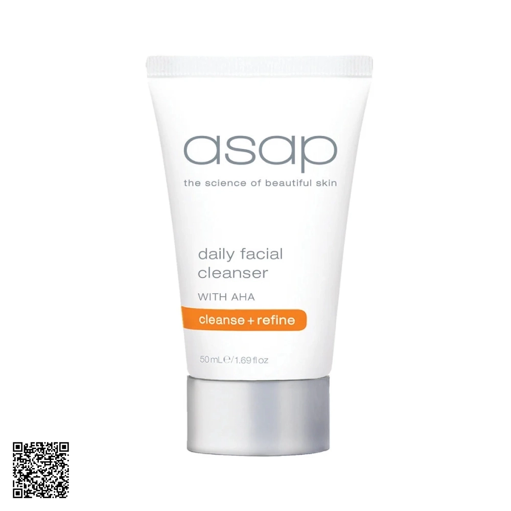 Sữa Rửa Mặt Sạch Sâu Asap Daily Facial Cleanser 50ml