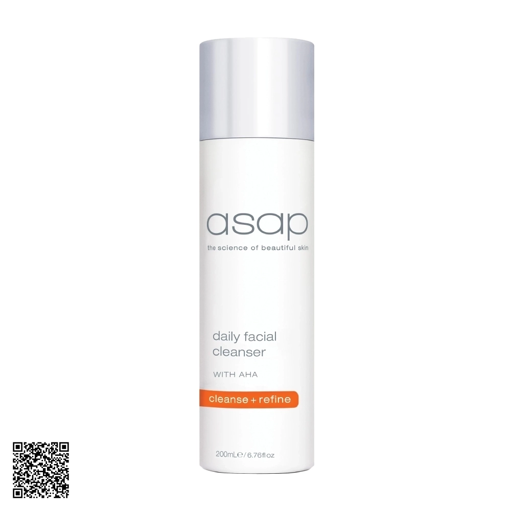 Sữa Rửa Mặt Sạch Sâu Asap Daily Facial Cleanser 200ml