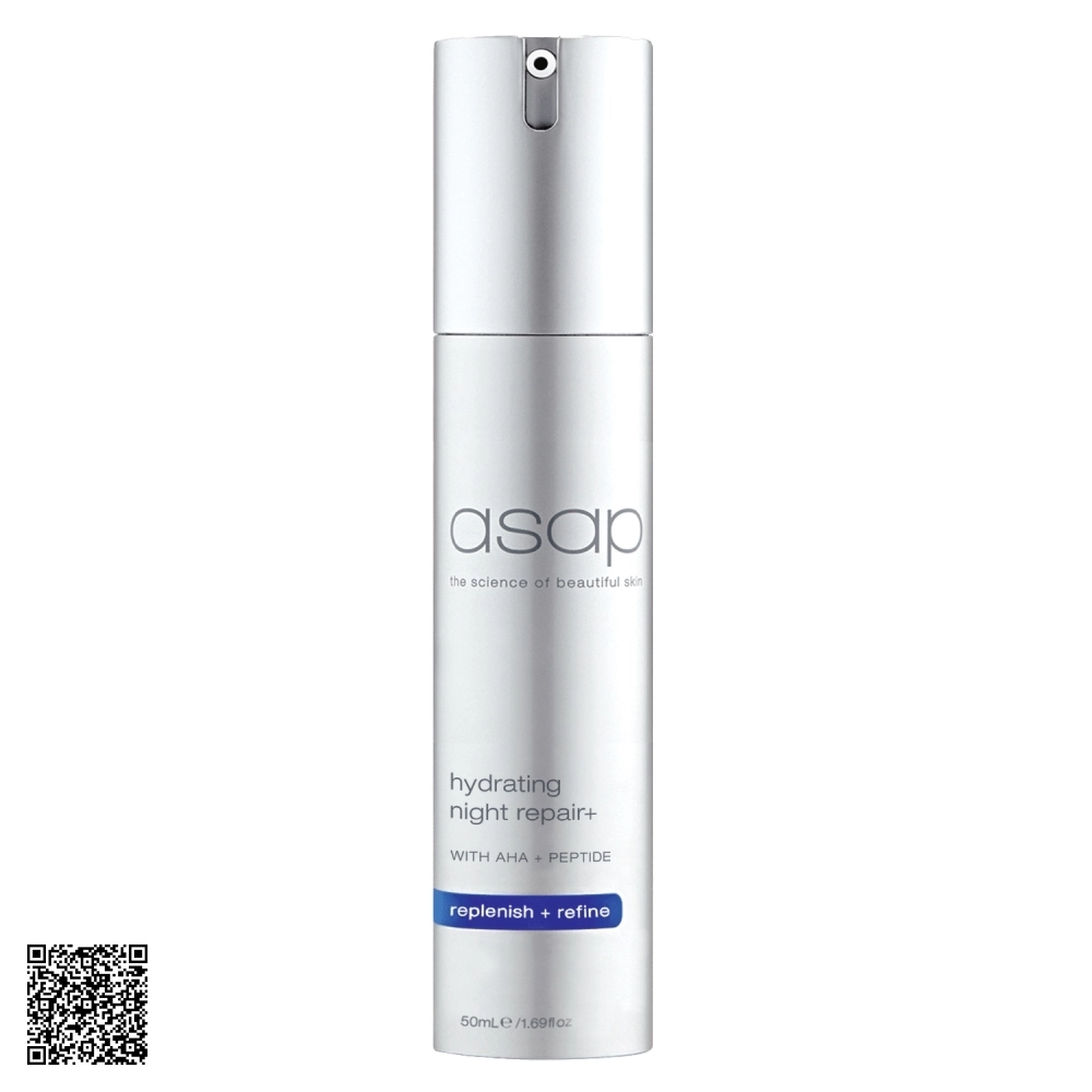 Tinh Chất Dưỡng Ẩm Và Hỗ Trợ Hỗ Trợ Ngừa Lão Hóa Asap Hydrating Night Repair+ 50ml