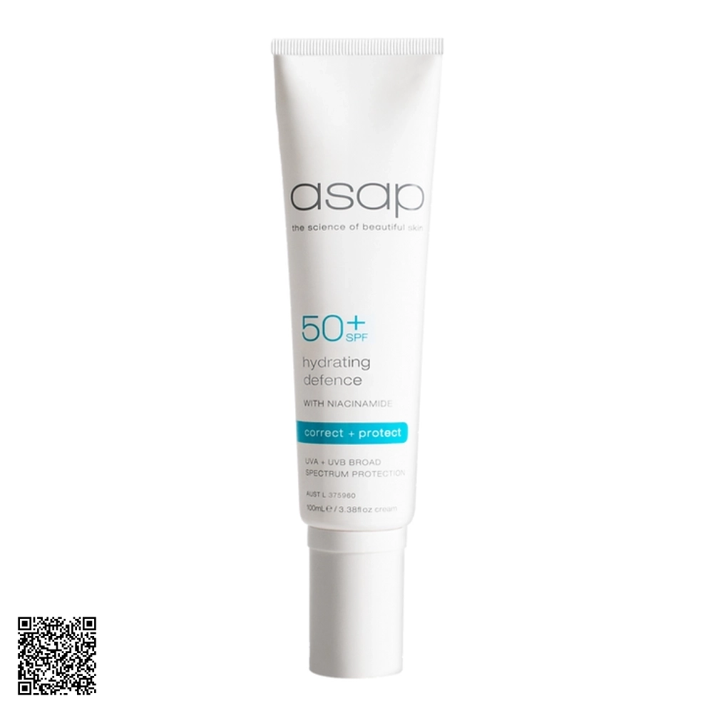 Kem Lót 3 Trong 1 Asap SPF50+ Hydrating Defence 100ml