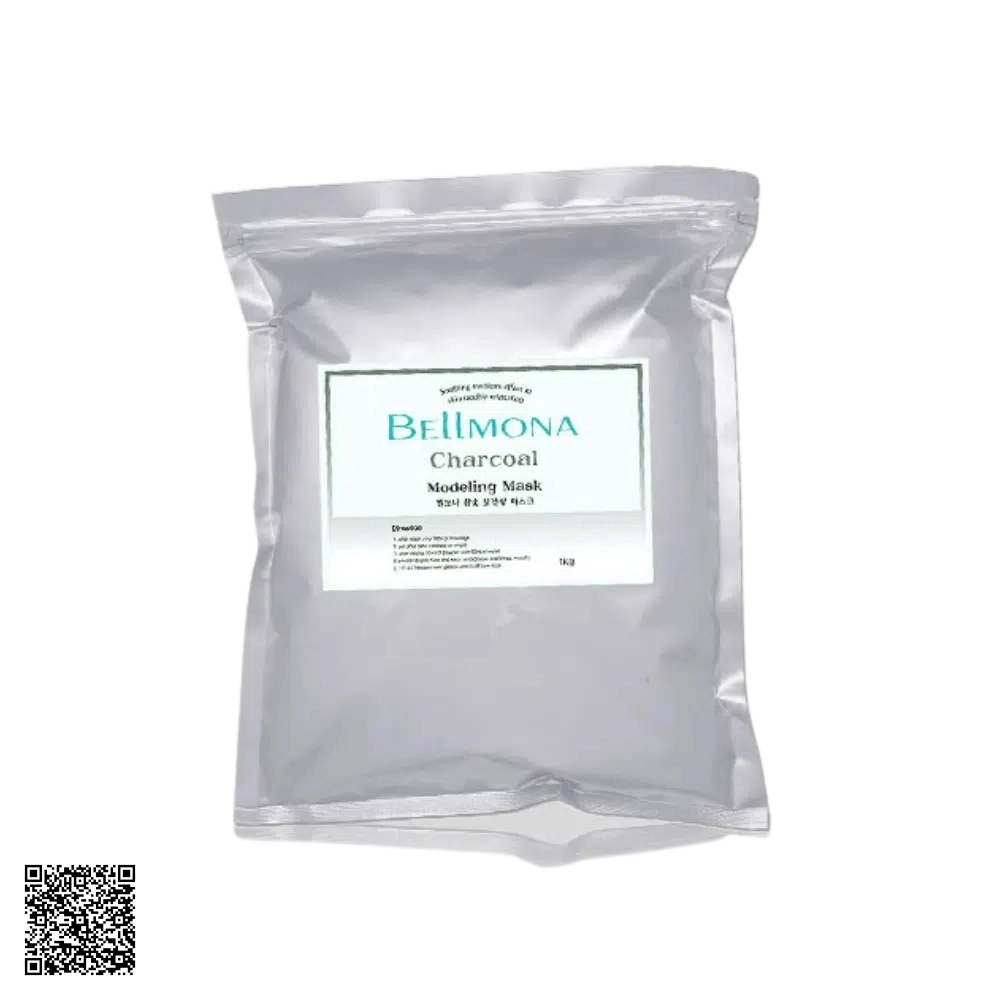 Mặt Nạ Than Hoạt Tính Kìm Dầu Cho Da Bellmona Charcoal Modeling Mask 1kg