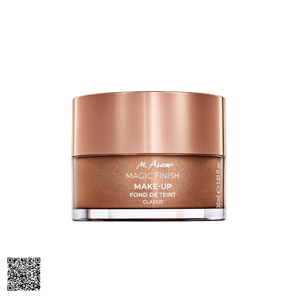 Kem Nền Mây 4 Trong 1 Tone Tự Nhiên M. Asam Magic Finish Make-up Mousse Classic 30ml
