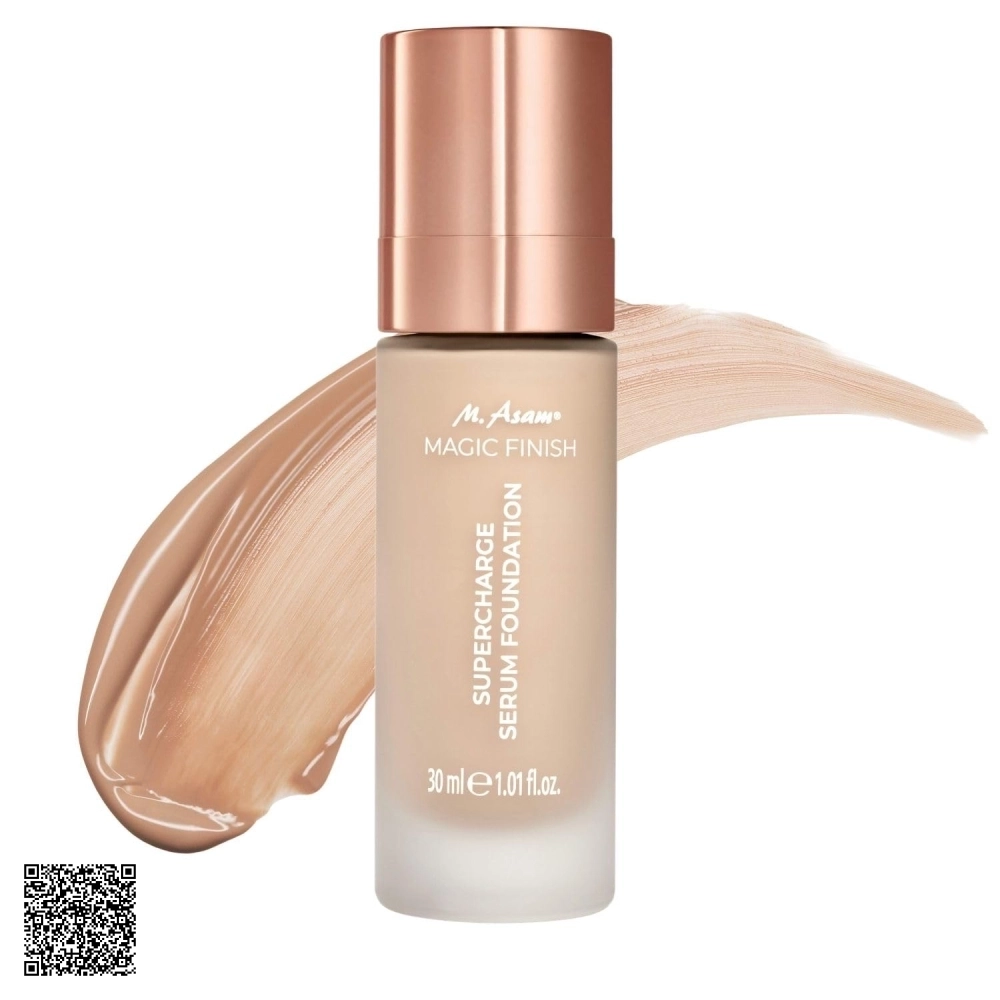 Kem Nền Che Phủ Hoàn Hảo Và Làm Săn Chắc Da Tone Tự Nhiên M. Asam Magic Finish Supercharge Serum Foundation 200 Warm Sand 30ml