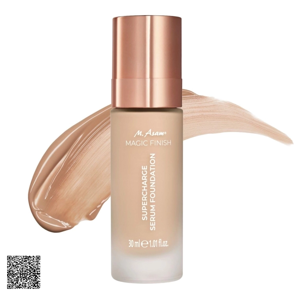 Kem Nền Che Phủ Hoàn Hảo Và Làm Săn Chắc Da Tone Ấm M. Asam Magic Finish Supercharge Serum Foundation 240 Creamy Nude 30ml