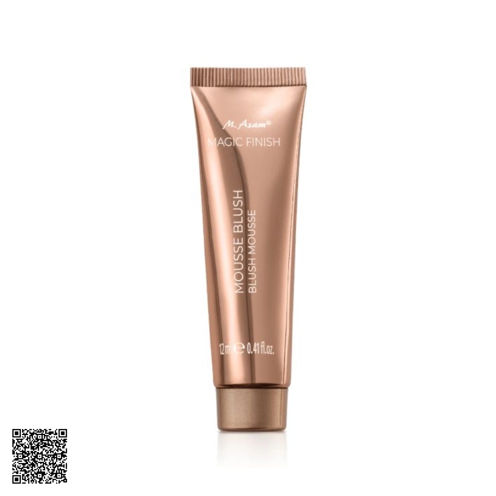 Má Hồng Dạng Kem Màu Hồng Đất M. Asam Magic Finish Mousse Blush Barely Chai 12ml