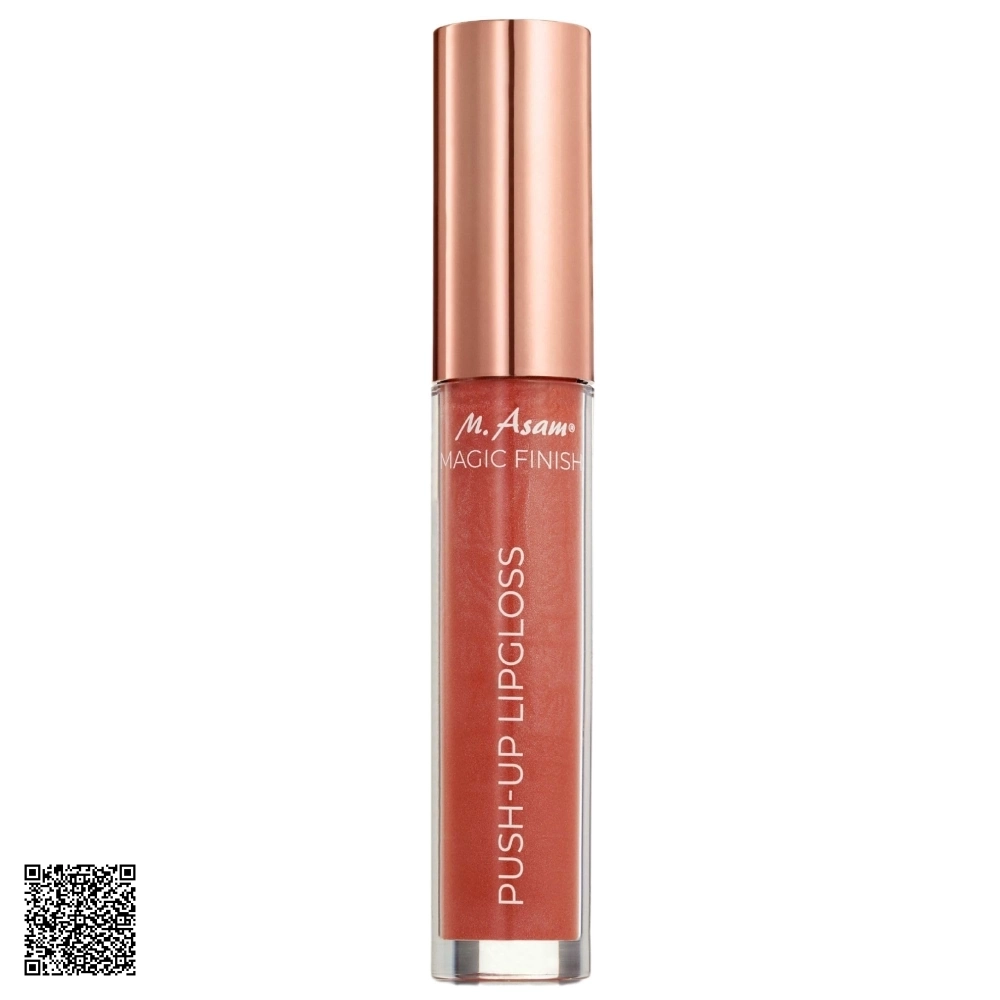Son Bóng Ánh Nhũ Không Màu Tạo Hiệu Ứng Căng Mọng Môi M. Asam Magic Finish Push-up Lipgloss Mighty Nude 4ml