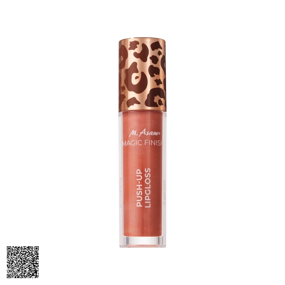 Son Bóng Ánh Nhũ Không Màu Tạo Hiệu Ứng Căng Mọng Môi M. Asam Magic Finish Push-up Lipgloss Mighty Nude Into The Wild 4ml