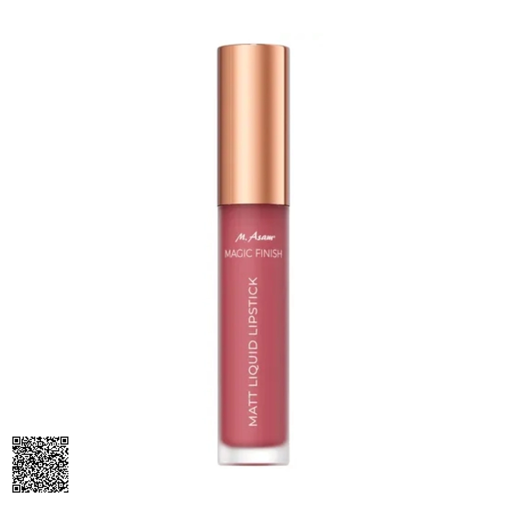 Son Kem Lì Mịn Môi Và Bền Màu Hồng Đất M. Asam Magic Finish Matt Lidquid Lipstick Sandalwood 4ml