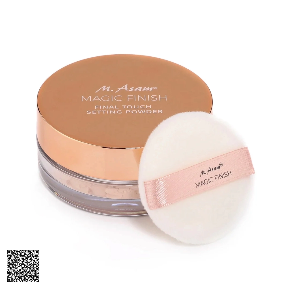 Phấn Bột Trong Suốt Kìm Dầu M. Asam Magic Finish Setting Powder Final Touch Bare Skin 15g
