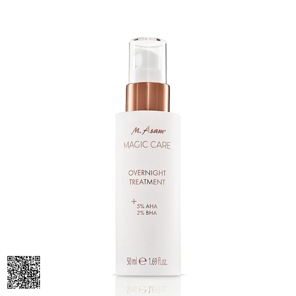 Nước Tẩy Tế Bào Chết AHA & BHA M. Asam Magic Care Overnight Treaiment AHA & BHA 50ml