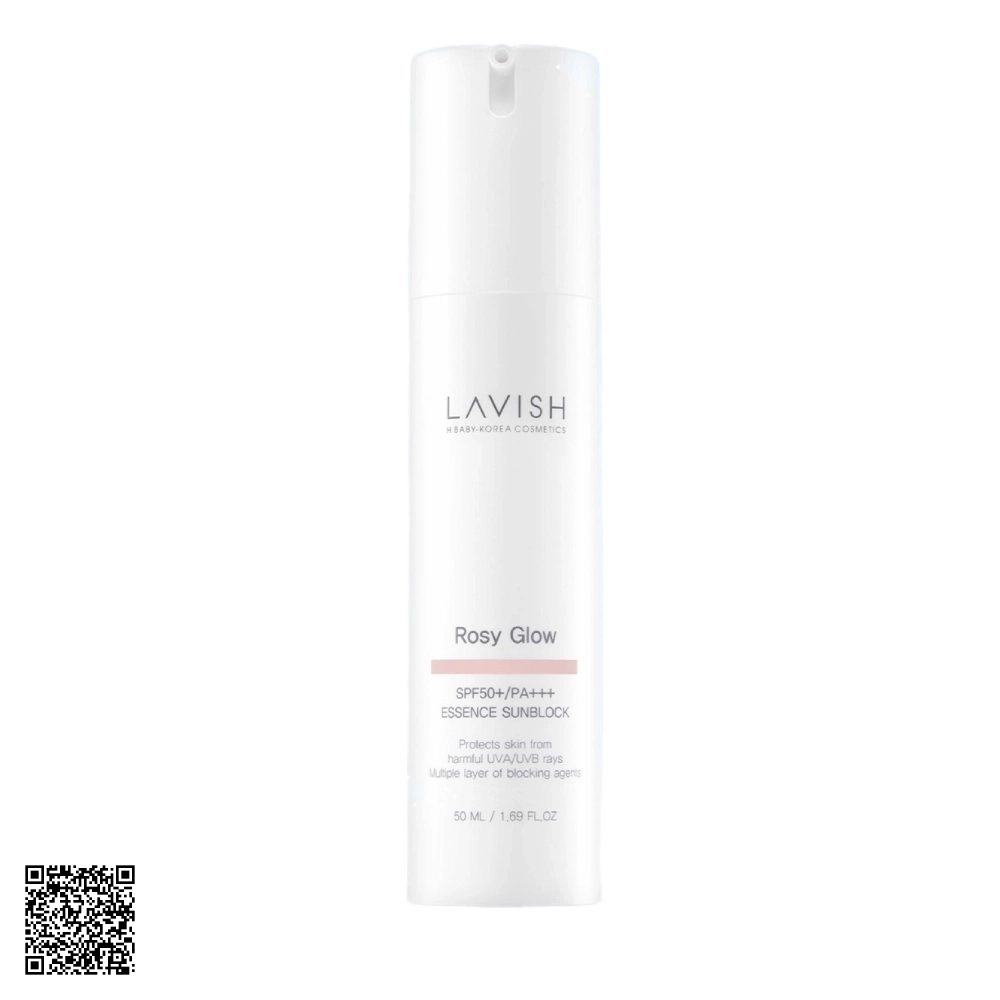 Kem Chống Nắng Nâng Tone Lavish H Baby Essence Sunblock Rosy Glow 50ml