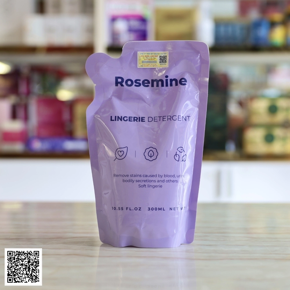 Nước Giặt Đồ Lót Dịu Nhẹ Lành Tính Rosemine Lingerie Detergent 300ml