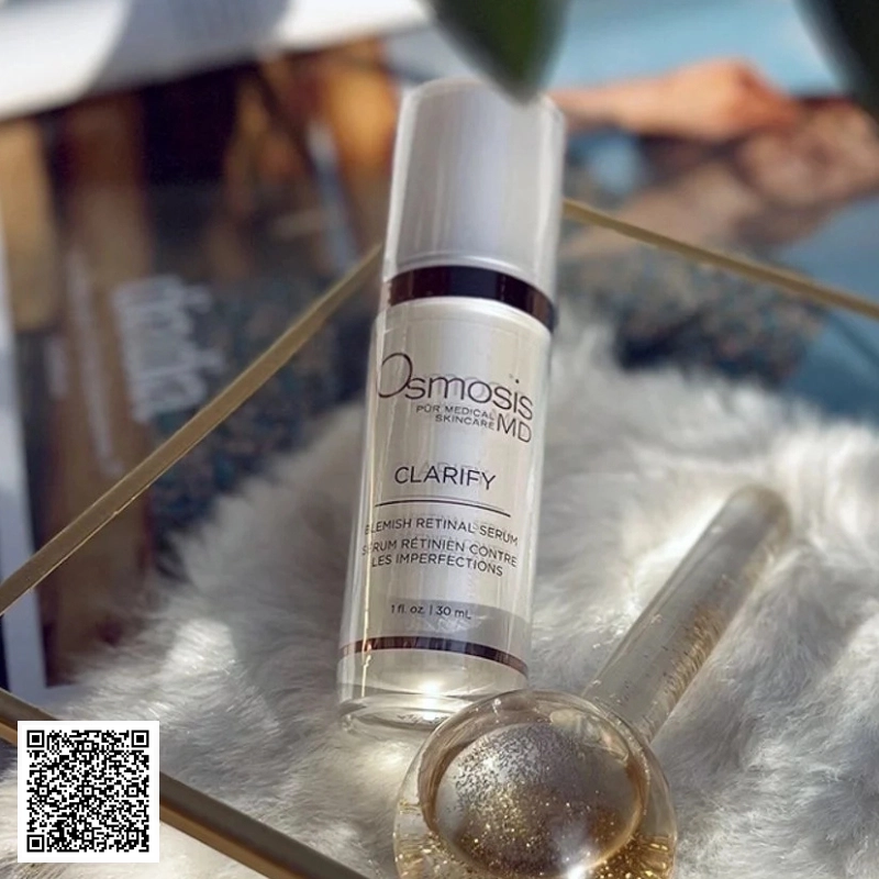 Serum Làm Sạch Bã Nhờn Và Ngăn Ngừa Mụn Osmosis Clarify Blemish Retinal Serum Từ Hoa Kỳ 30ml