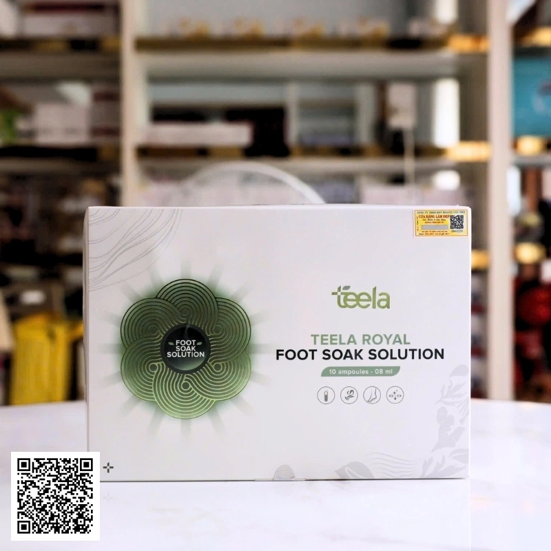 Ngâm Chân Teela Royal Foot Soak Solution Hộp 10 Lọ
