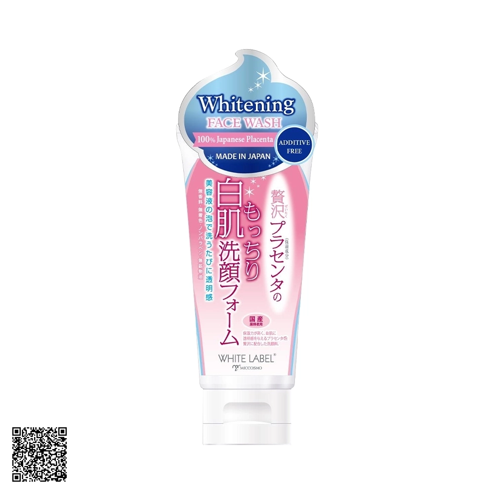 Sữa Rửa Mặt Miccosmo White Label Premium Placenta Wash Dưỡng Trắng Da 110g Từ Nhật Bản
