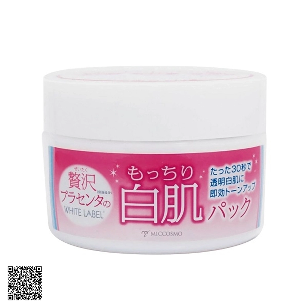 Mặt Nạ Ủ Trắng Miccosmo White Label Premium Placenta Pack 130g Từ Nhật Bản
