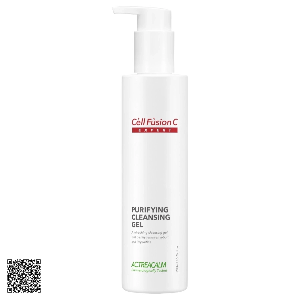 Gel Rửa Mặt Thanh Khiết Cho Da Nhờn Mụn Cell Fusion C Expert Purifying Cleansing Gel từ Hàn Quốc 200ml