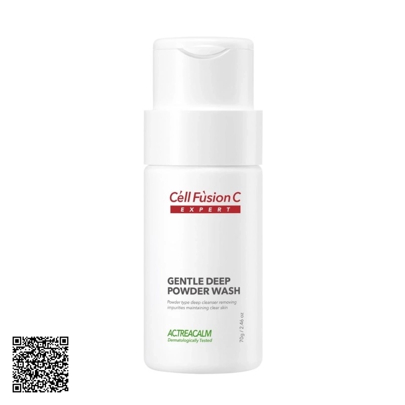 Bột Làm Sạch Sâu Dịu Nhẹ Cell Fusion C Expert Gentle Deep Powder Wash từ Hàn Quốc 70g