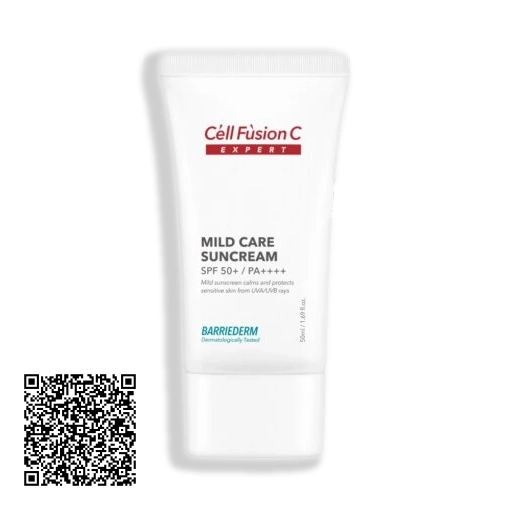 Kem Chống Nắng Vật Lý Tăng Cường Hàng Rào Bảo Vệ Da Cell Fusion C Expert Barriederm Mild Care Suncream SPF 50+/ PA++++ từ Hàn Quốc 50ml