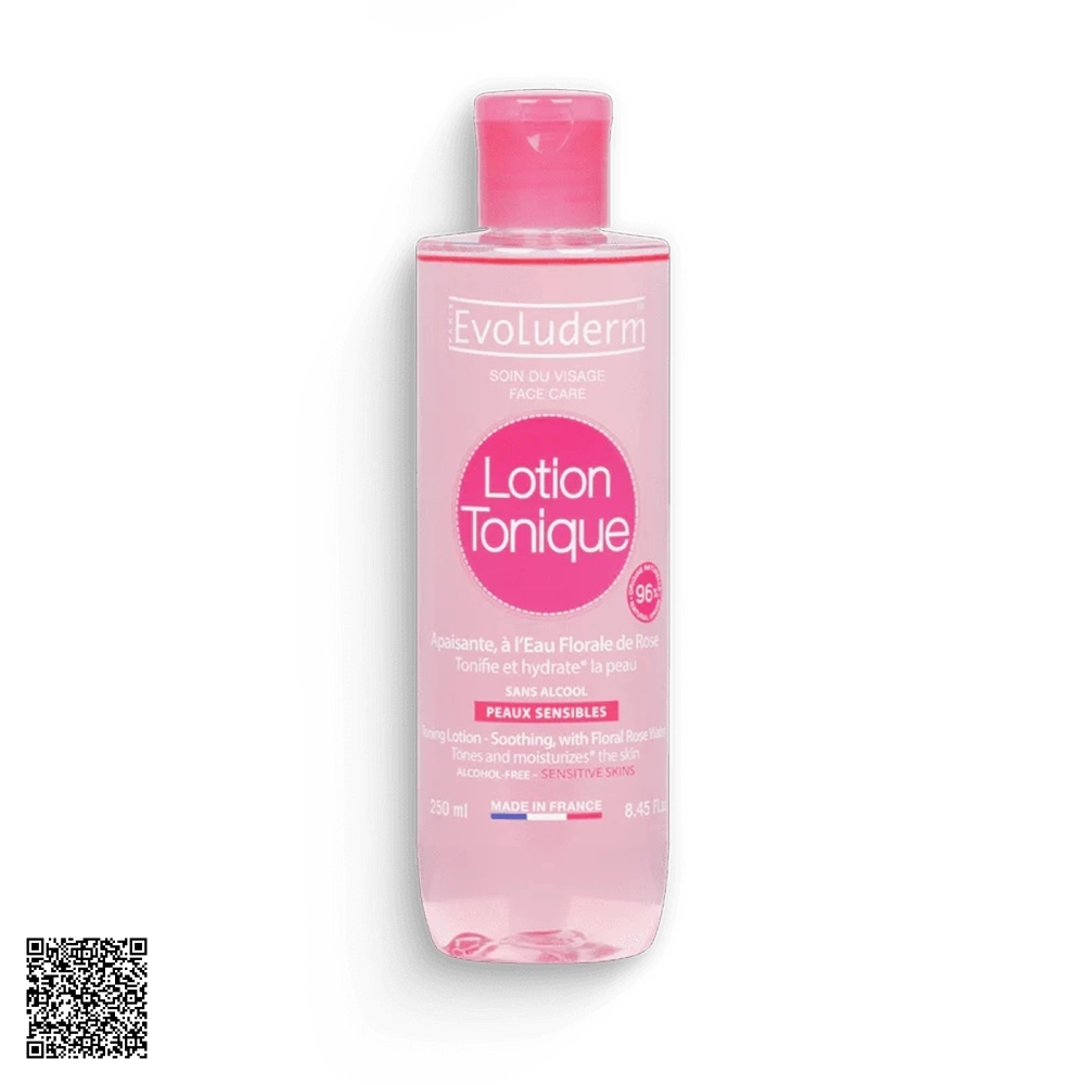 Nước Hoa Hồng Evoluderm Soothing Tonic Lotion For Sensitive Skin Cho Da Nhạy Cảm 250ml từ Pháp