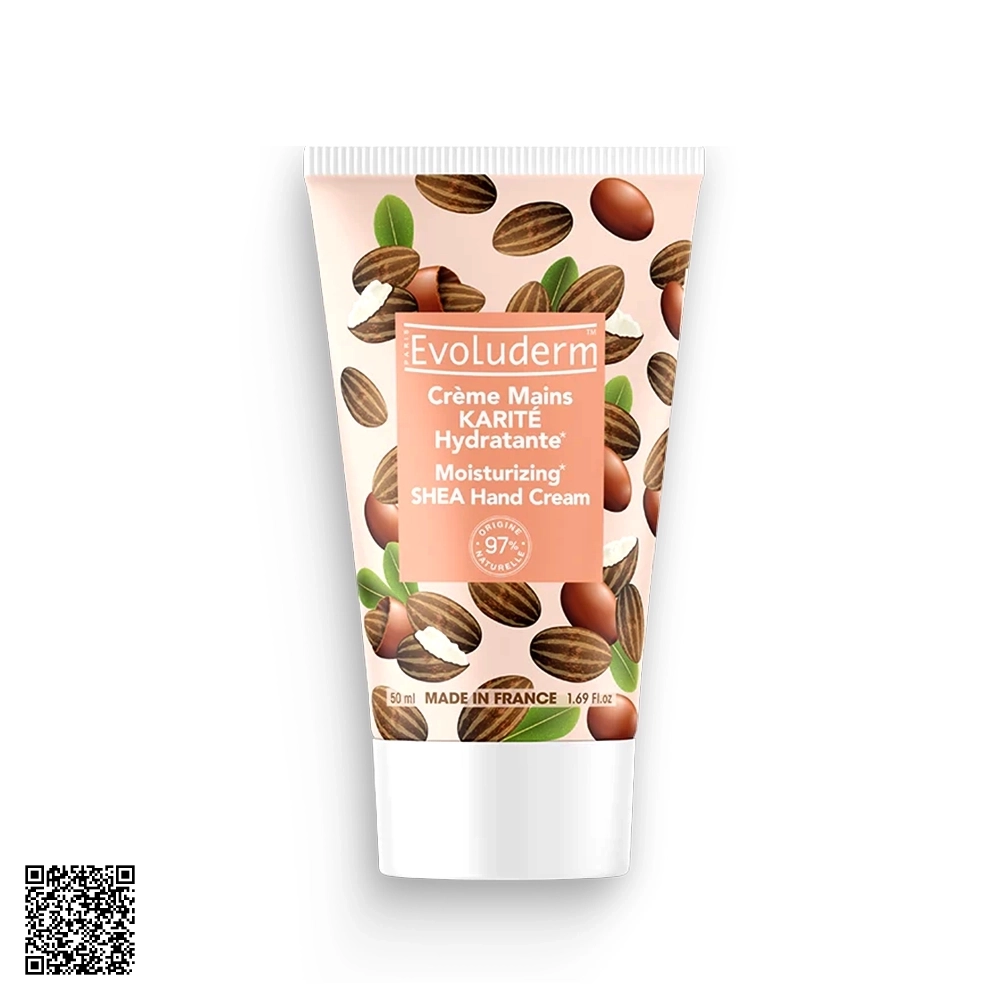 Kem Dưỡng Evoluderm Dưỡng Da Tay Shea 50ml từ Pháp