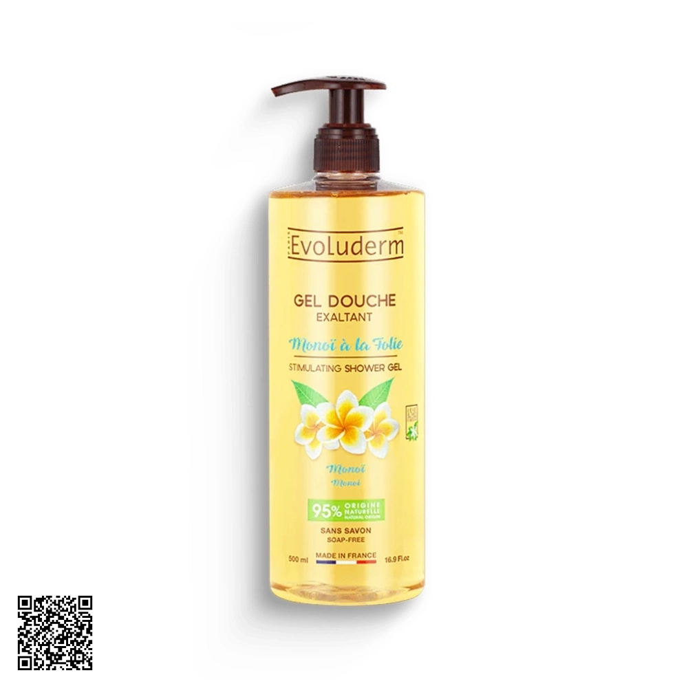 Gel Tắm Evoluderm Monoi de Tahiti 500ml từ Pháp